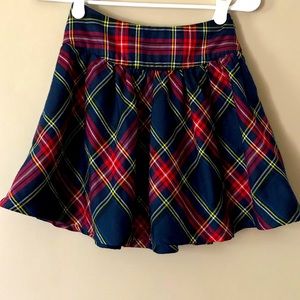 Girls Tartan Plaid skirt by Kidpik size S (7-8)